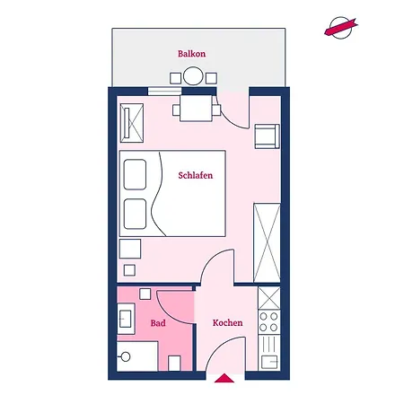 Appartement Nordland Langeland Wyk auf Föhr